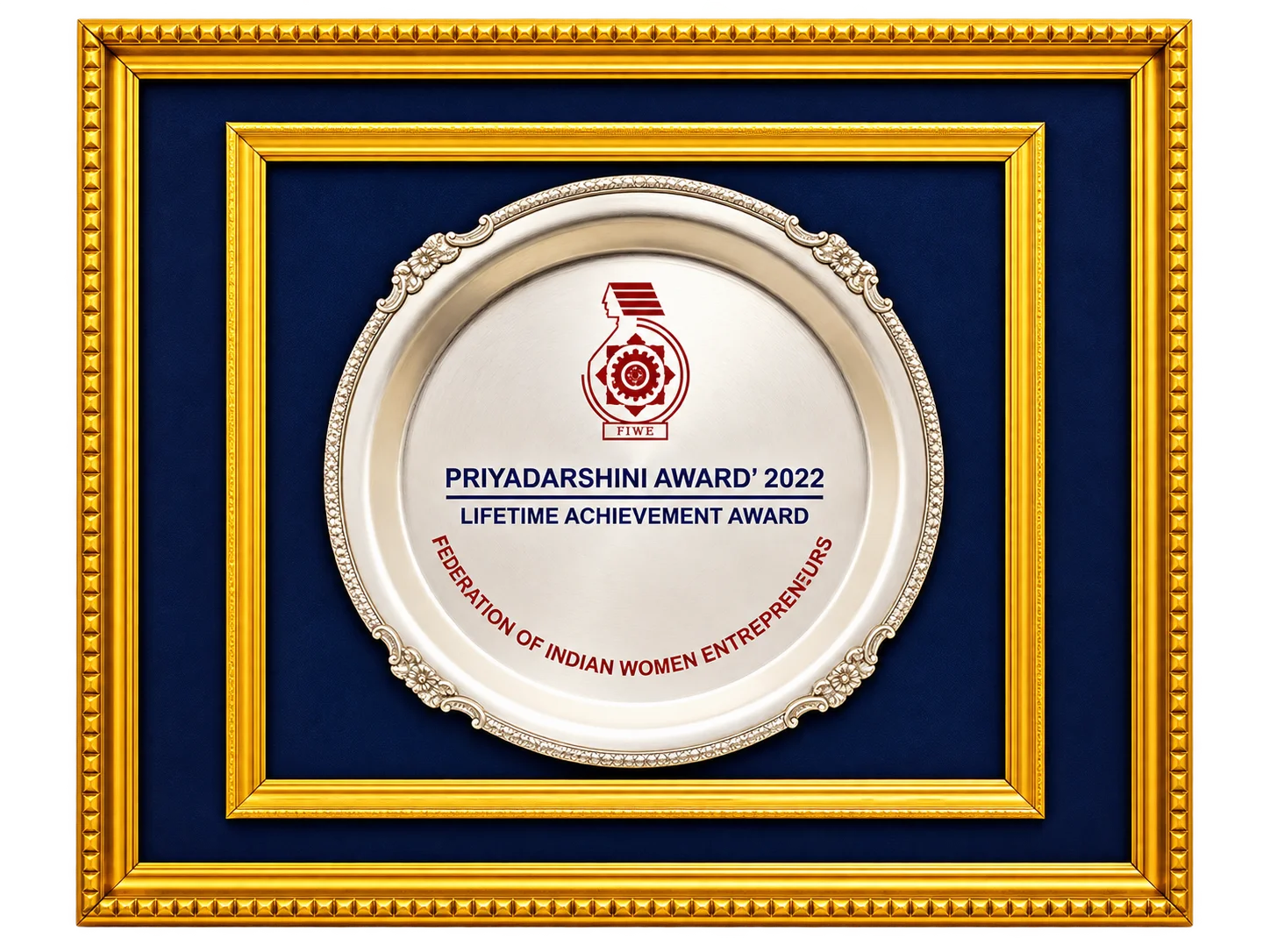 Ornate Priyadarshini Award Plaque